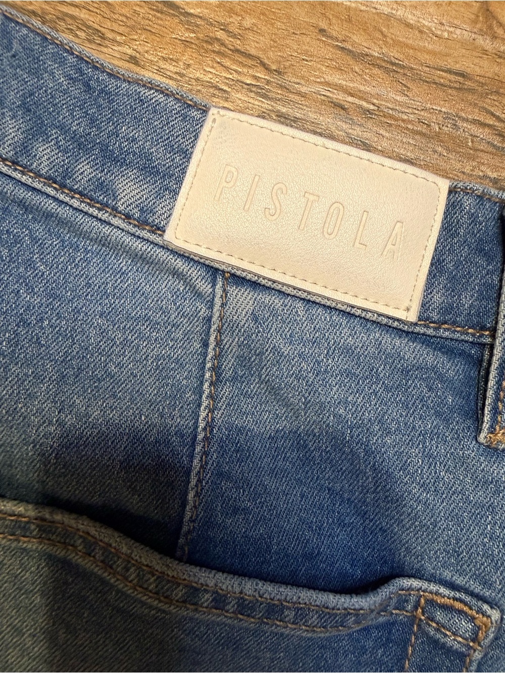 PISTOLA KYRA ANKLE HIGH RISE BOWED ANKLE BARREL JEAN - HIDDEN GEM - Picture 6 of 10